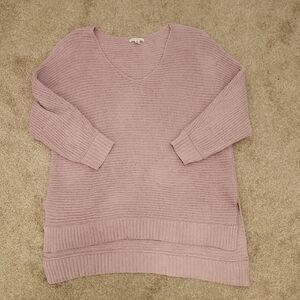 American Eagle Cozy Lavender Knit Sweater